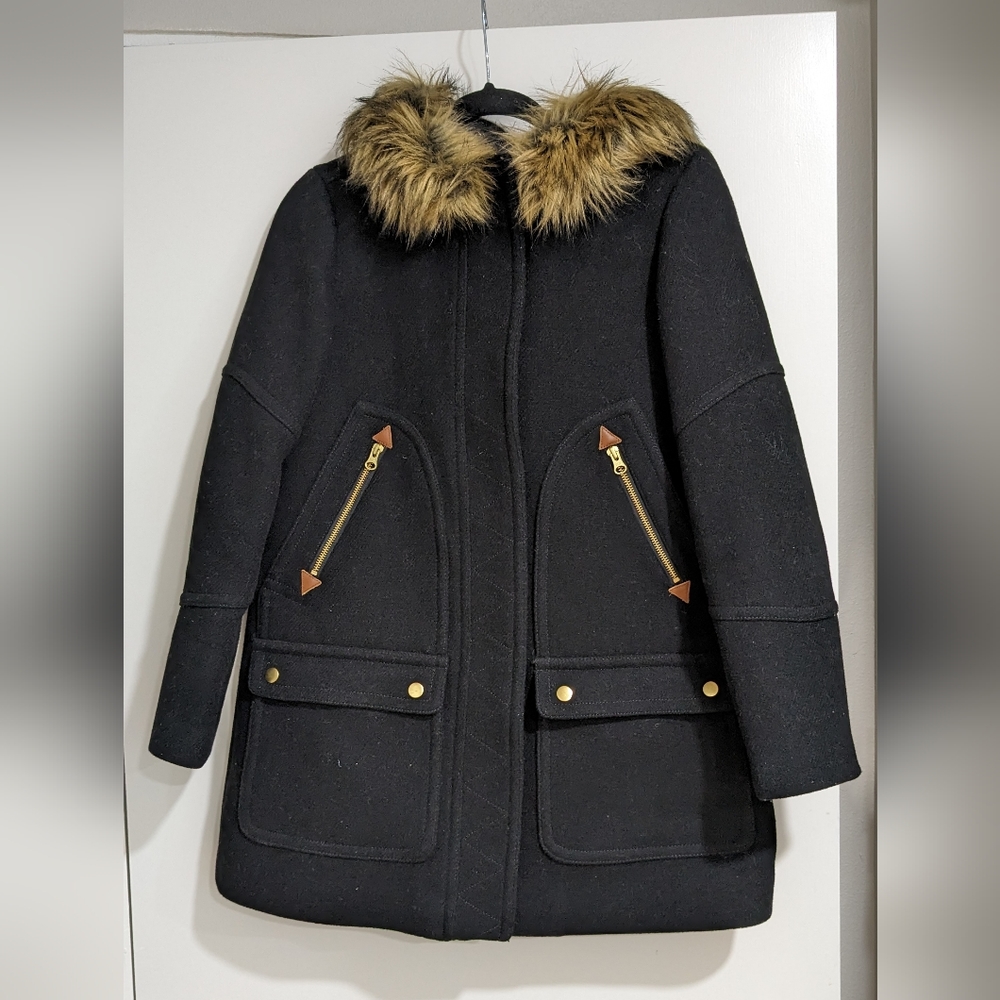 J Crew Wool Parka